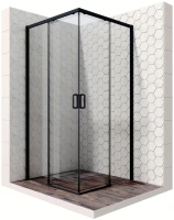 Душевой уголок Ambassador Queen 11011204Black 100x100 Душевой уголок Ambassador Queen 11011204Black 100x100