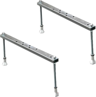 Акриловая ванна Vagnerplast Cavallo 180x80 см, пристенная, ультрабелая, на ножках