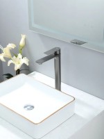 Смеситель для раковины Frap H806-9 F10806-29 оружейная сталь Смеситель для раковины Frap H806-9 F10806-29 оружейная сталь