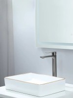 Смеситель для раковины Frap H806-9 F10806-29 оружейная сталь Смеситель для раковины Frap H806-9 F10806-29 оружейная сталь