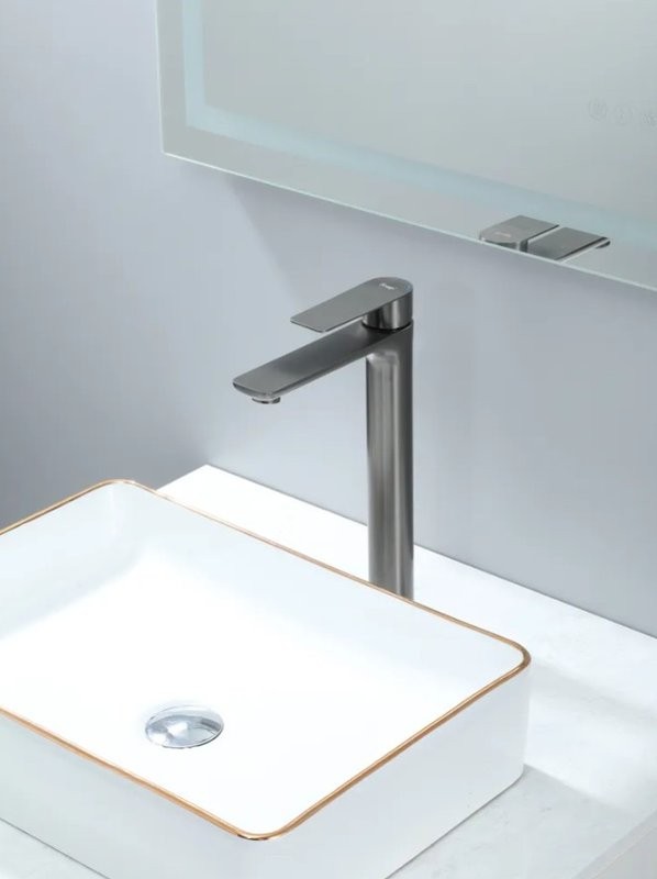 Смеситель для раковины Frap H806-9 F10806-29 оружейная сталь