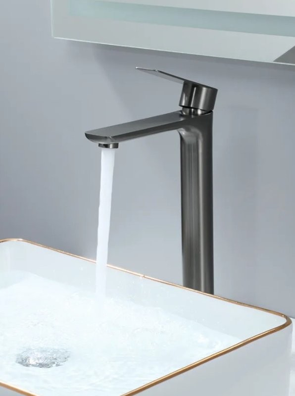 Смеситель для раковины Frap H806-9 F10806-29 оружейная сталь