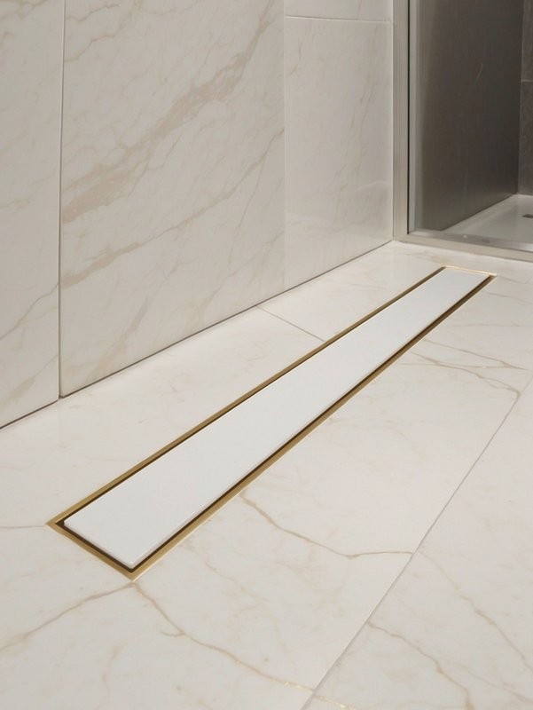 Душевой трап (лоток) AltroBagno Livello AltroBagnoLivello071209BG 60 см, решетка матовое золото, под плитку