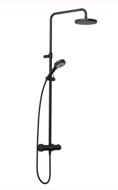 Душевая стойка Kludi DIVE S 6807939-00 черная матовая