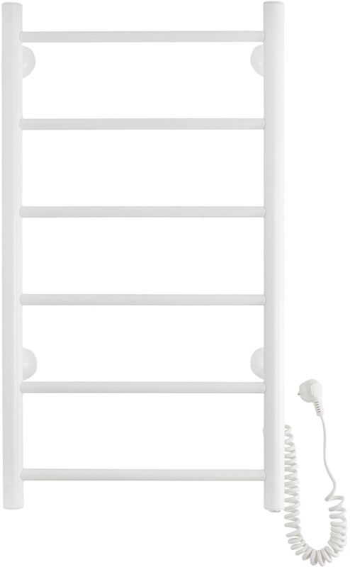 Полотенцесушитель электрический Domoterm Аврора DMT 109-6 40х80, белый, R
