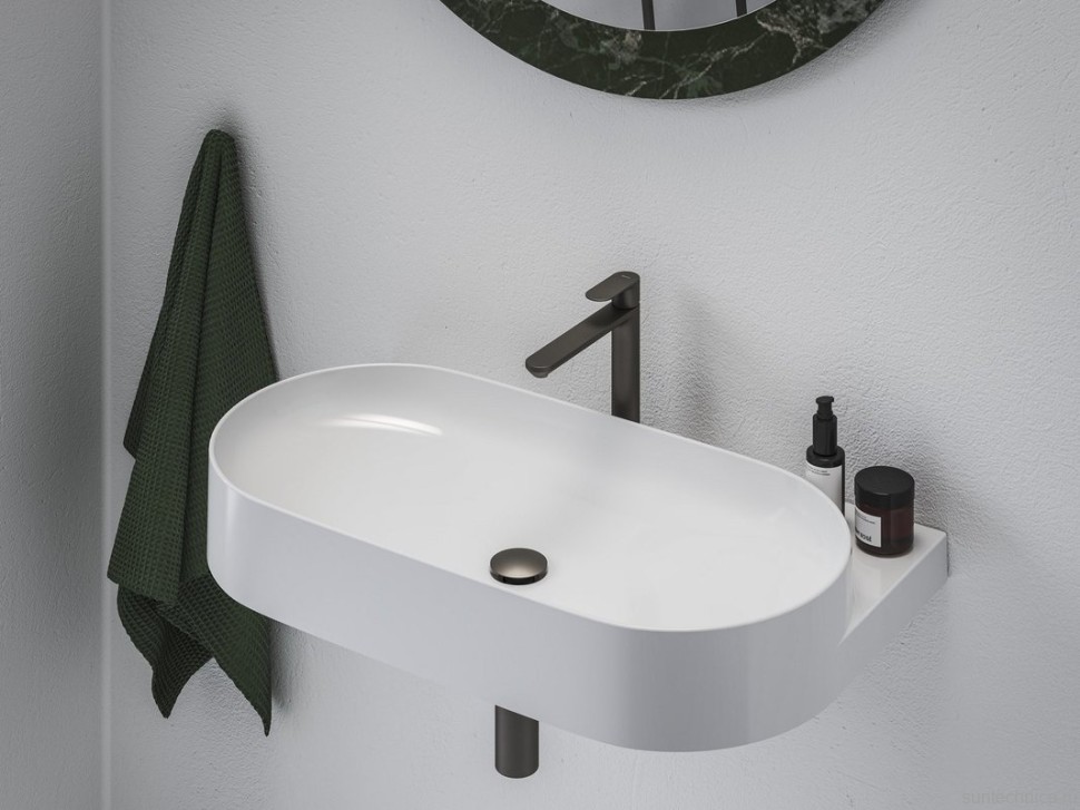 Смеситель для раковины Ravak Eleganta EL 014.21GB BeCool, брашированный графит