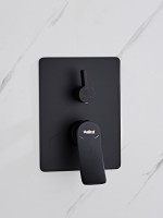 Душевой комплект Haiba HB80553-7 С ВНУТРЕННЕЙ ЧАСТЬЮ, черный