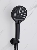 Душевой комплект Haiba HB80553-7 С ВНУТРЕННЕЙ ЧАСТЬЮ, черный