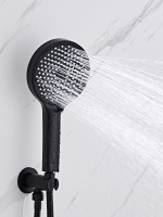 Душевой комплект Haiba HB80553-7 С ВНУТРЕННЕЙ ЧАСТЬЮ, черный