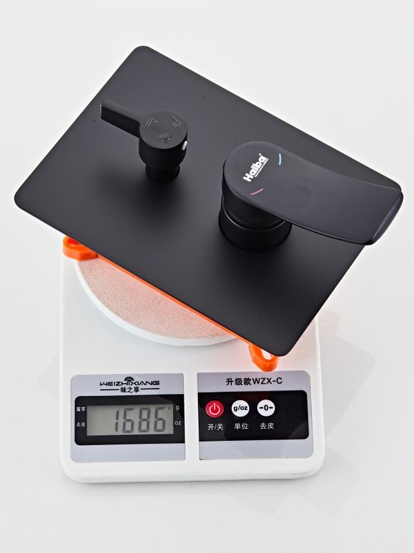 Душевой комплект Haiba HB80553-7 С ВНУТРЕННЕЙ ЧАСТЬЮ, черный