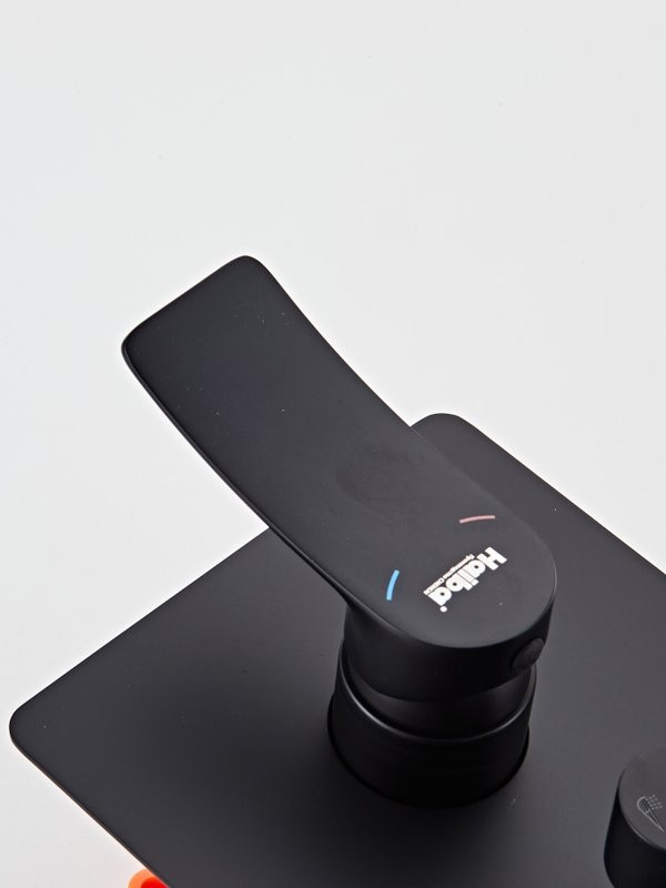 Душевой комплект Haiba HB80553-7 С ВНУТРЕННЕЙ ЧАСТЬЮ, черный