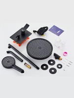 Душевой комплект Haiba HB80553-7 С ВНУТРЕННЕЙ ЧАСТЬЮ, черный