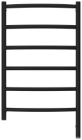 Полотенцесушитель электрический Сунержа Галант 3.1 31-6001-8050 90x55 см, подключение справа, матовый черный, лесенка