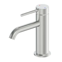 Смеситель для раковины Wonzon & Woghand Stick WW-88139017-BN брашированный никель