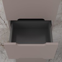 Шкаф-пенал для ванной Style Line Матис 36 Plus напольный, тауп темный