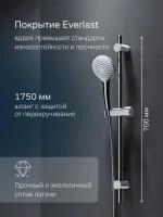 Душевой гарнитур AM.PM Gem F0190000 хром Душевой гарнитур AM.PM Gem F0190000 хром