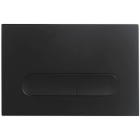Кнопка смыва для унитаза Veconi Flush V3 пластик, цвет матовый черный