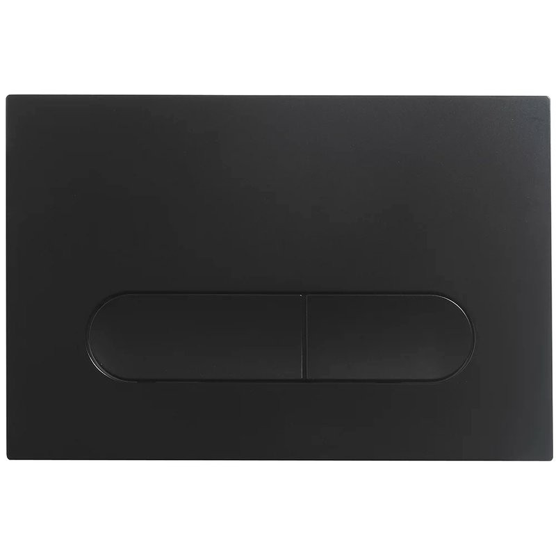 Кнопка смыва для унитаза Veconi Flush V3 пластик, цвет матовый черный