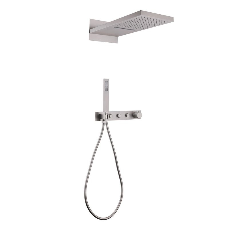 Душевой комплект Abber Rund AF8752SP С ВНУТРЕННЕЙ ЧАСТЬЮ, сатин