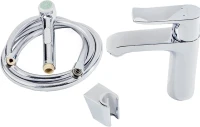 Смеситель для раковины Hansgrohe Metris 31285000 для раковины с гигиеническим душем Смеситель для раковины Hansgrohe Metris 31285000 для раковины с гигиеническим душем