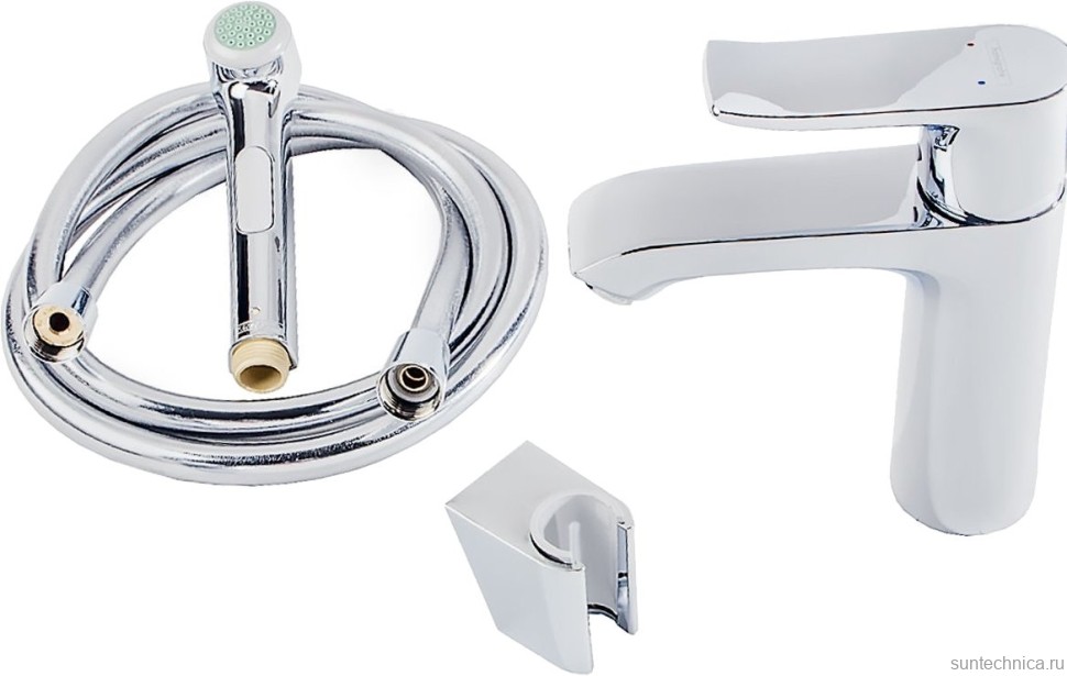 Смеситель для раковины Hansgrohe Metris 31285000 для раковины с гигиеническим душем
