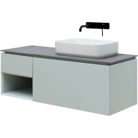 Тумба под раковину Allen Brau Infinity 120 1+1 R, подвесная, папирус матовый