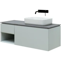 Тумба под раковину Allen Brau Infinity 120 1+1 R, подвесная, папирус матовый