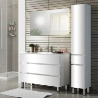 Мебель для ванной комнаты Sanvit Кубэ -3 100 белый глянец