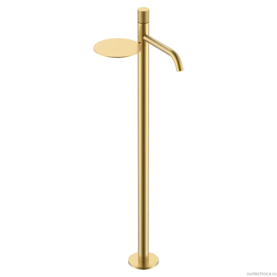 Напольный смеситель для раковины Boheme Stick 120-MG.2 matt gold touch