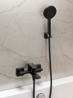 Комплект для ванной Orange Lutz Lutz M04-311b черный