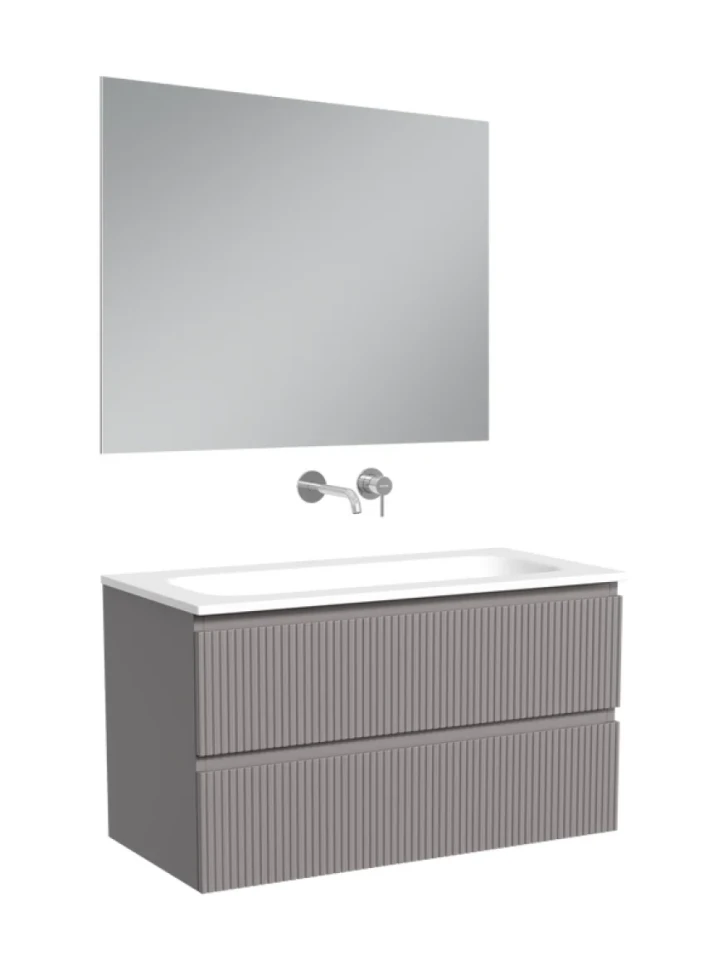 Мебель для ванной комнаты Sancos Snob T 90 подвесная, doha soft, раковина СN7019wx