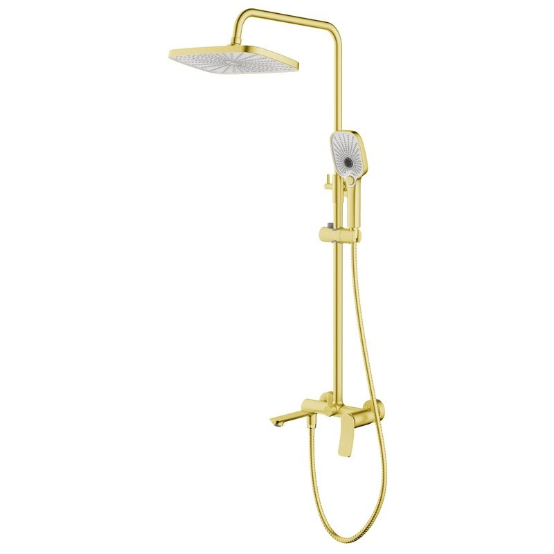 Душевая стойка AZARIO Escaro AZ-K2374MG золото матовое