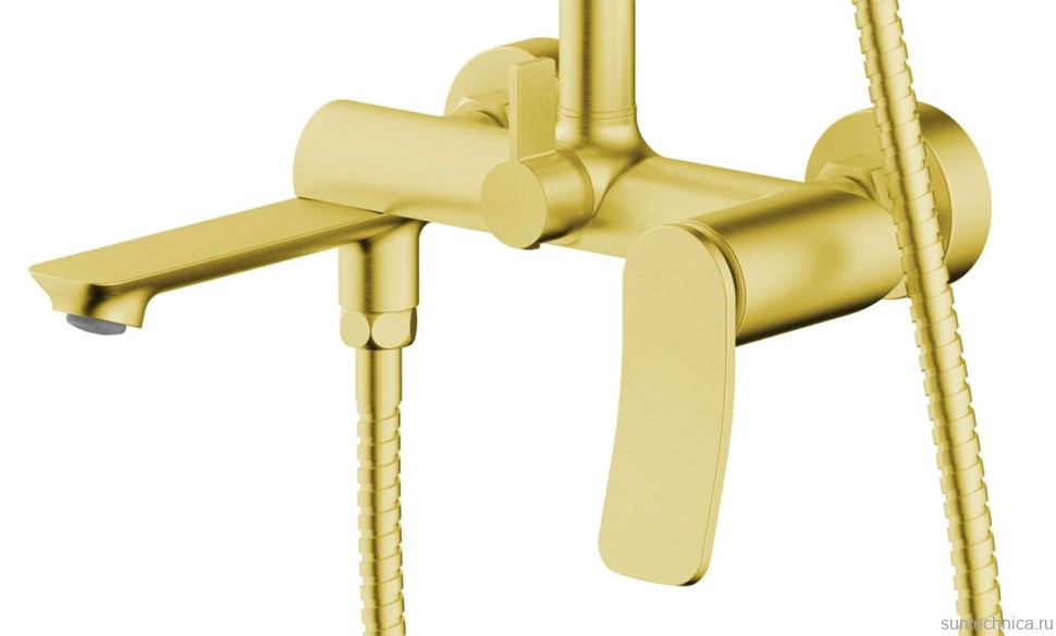 Душевая стойка AZARIO Escaro AZ-K2374MG золото матовое