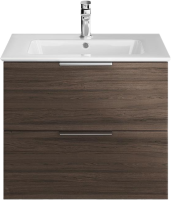Тумба с раковиной KERAMA MARAZZI Piano Forte 65 подвесная, дымчатый вяз