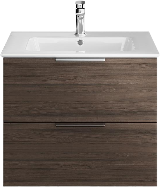 Тумба с раковиной KERAMA MARAZZI Piano Forte 65 подвесная, дымчатый вяз