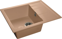 Мойка кухонная GranFest Quadro GR Q-650 L топаз