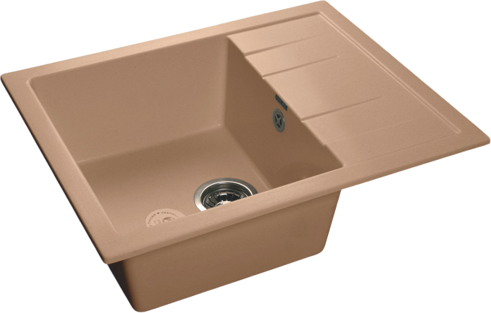 Мойка кухонная GranFest Quadro GR Q-650 L топаз