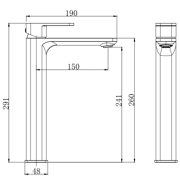 Смеситель для раковины Splendy Self SE201291GK1CR хром