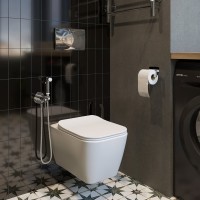 Кнопка смыва для унитаза STWORKI 230822 пластик, цвет глянцевый хром