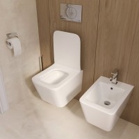 Кнопка смыва для унитаза STWORKI 230822 пластик, цвет глянцевый хром