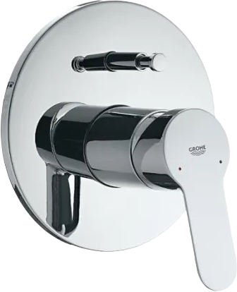 Встраиваемый смеситель для душа и ванны Grohe BauEdge 29079000 С ВНУТРЕННЕЙ ЧАСТЬЮ, хром