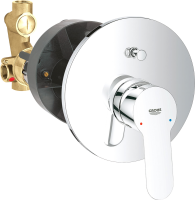 Встраиваемый смеситель для душа и ванны Grohe BauEdge 29079000 С ВНУТРЕННЕЙ ЧАСТЬЮ, хром