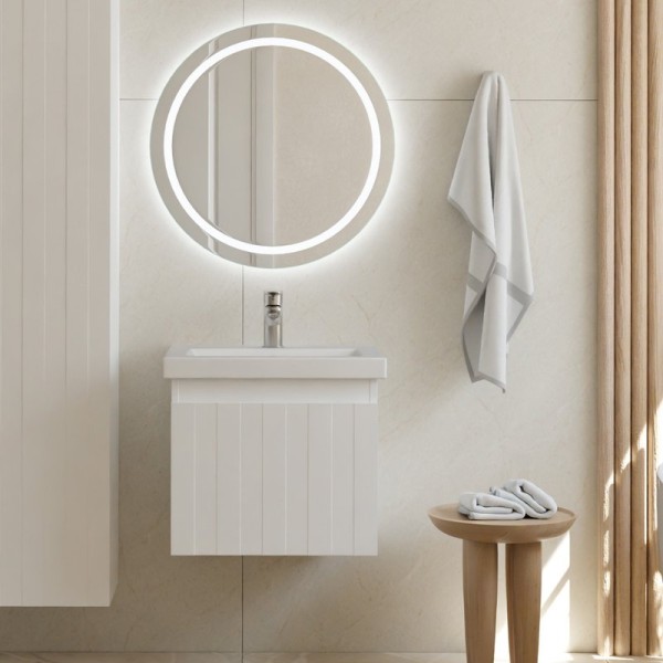 Мебель для ванной комнаты Vigo Finlay 50 подвесная, 1 ящик, матовая белая