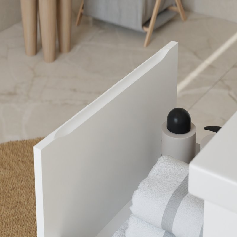 Мебель для ванной комнаты Vigo Finlay 50 подвесная, 1 ящик, матовая белая