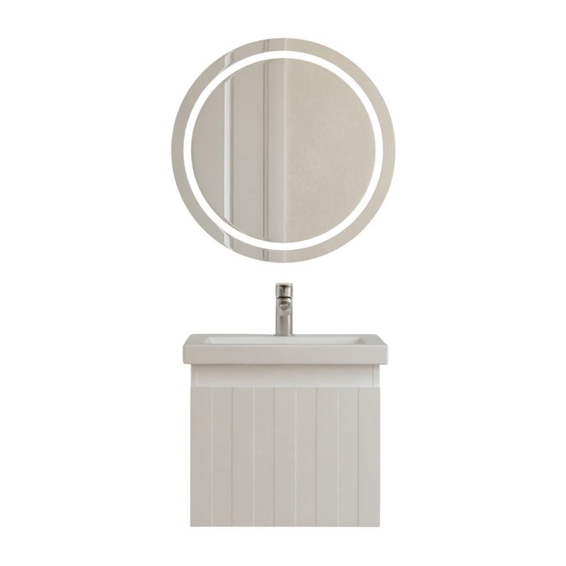 Мебель для ванной комнаты Vigo Finlay 50 подвесная, 1 ящик, матовая белая