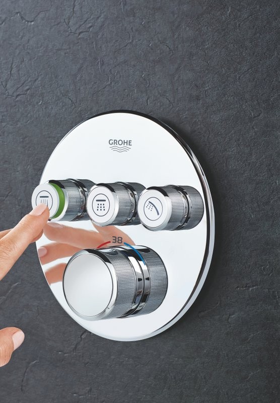 Термостатический смеситель встраиваемый Grohe Grohtherm SmartControl 29121000 для душа