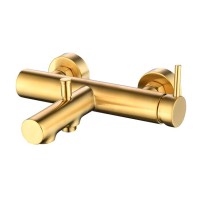 Смеситель для ванны с душем Caprigo Don 53-011-BRG матовое золото Смеситель для ванны с душем Caprigo Don 53-011-BRG матовое золото