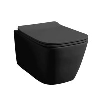 Унитаз подвесной AZARIO Boca AZ-2002-MB матовый черный
