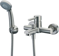 Смеситель для ванны с душем Wasserkraft Wern 4201 матовый хром