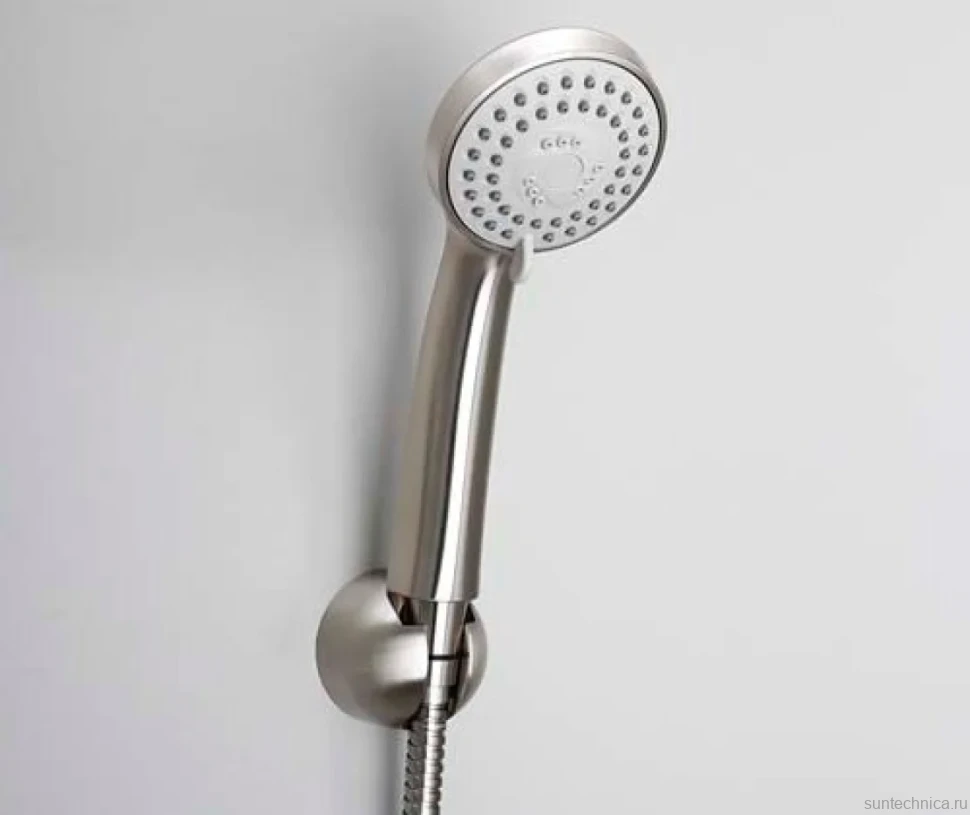 Смеситель для ванны с душем Wasserkraft Wern 4201 матовый хром
